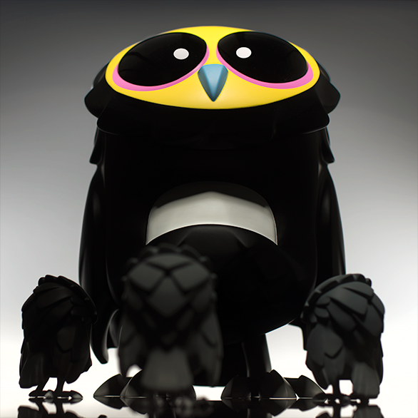 Art Toy Buho, Omen Totem del estudio Coarse