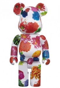Bearbrick Art Toy Diseño Pattern de Flores