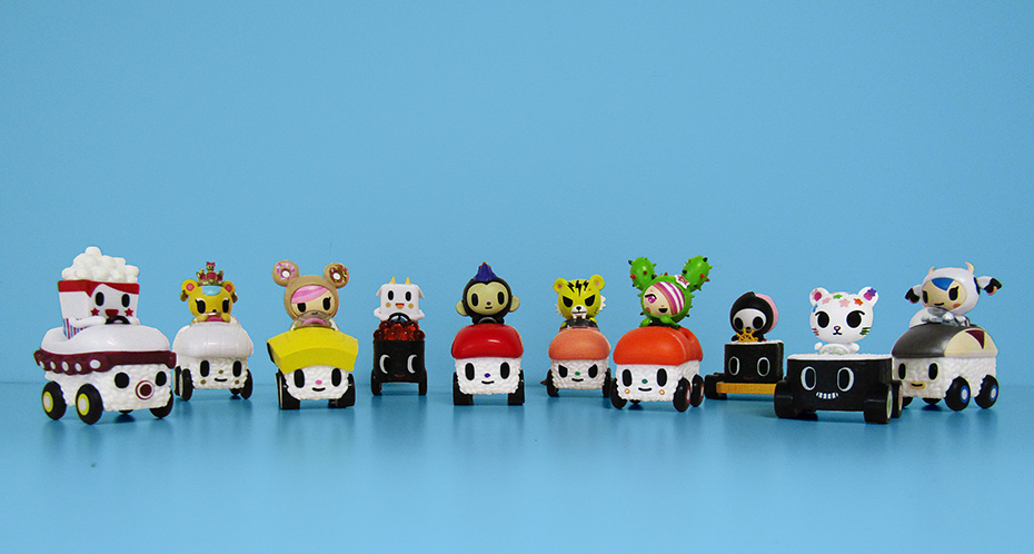Sushi Cars Tokidoki Full Collection
