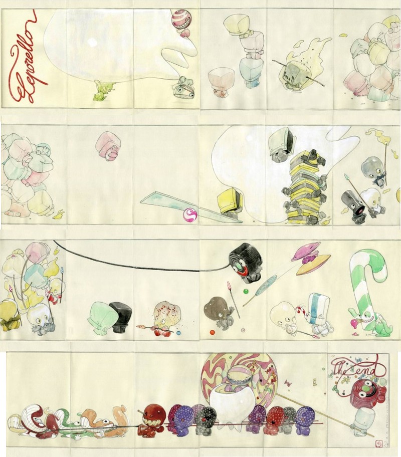 Leporello Toxic Candies Stéphane Levallois