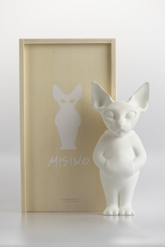 Misino Juan Blu Art Toy Resin Cat