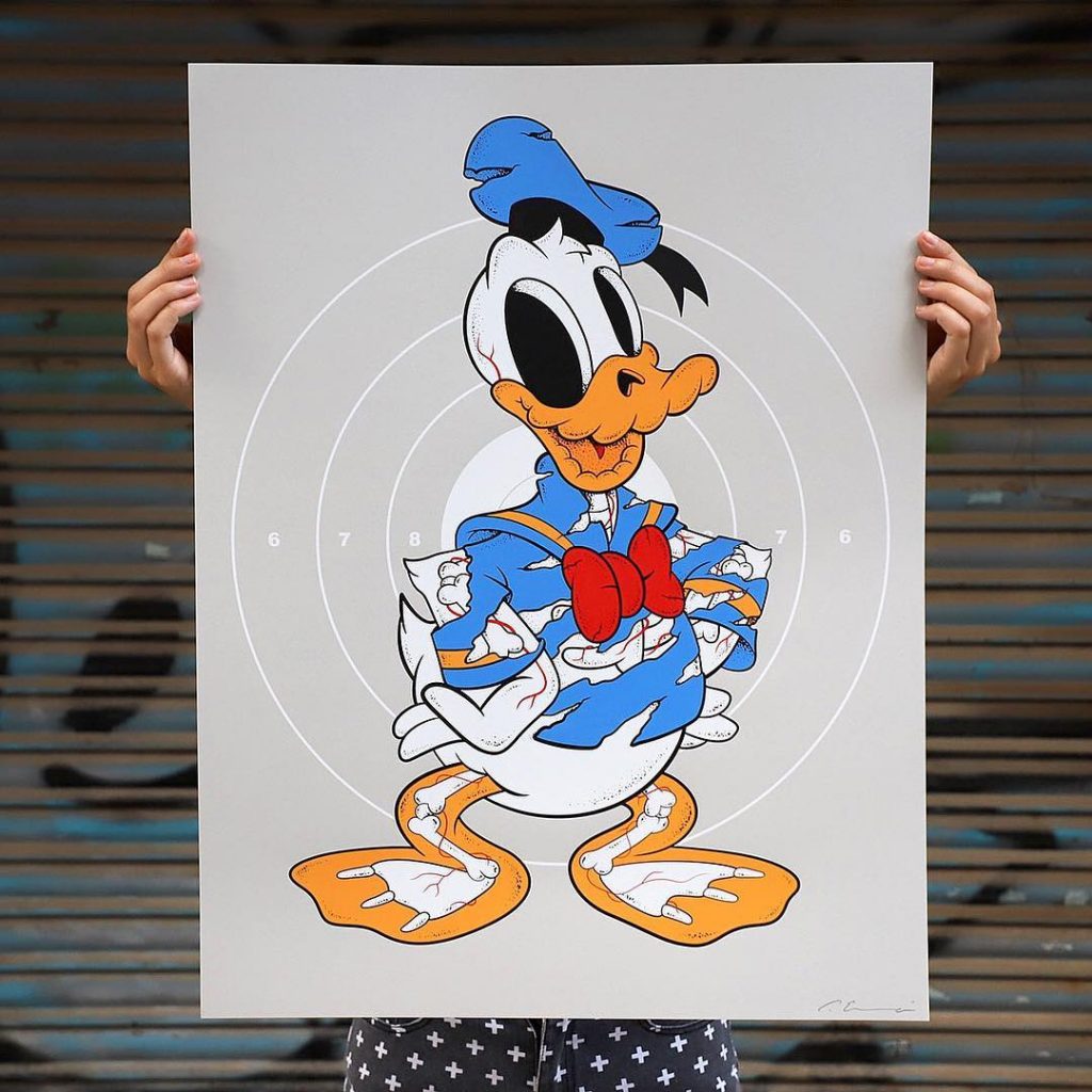 Creepy Duck - Cote Escriva x Thunder Mates - Print