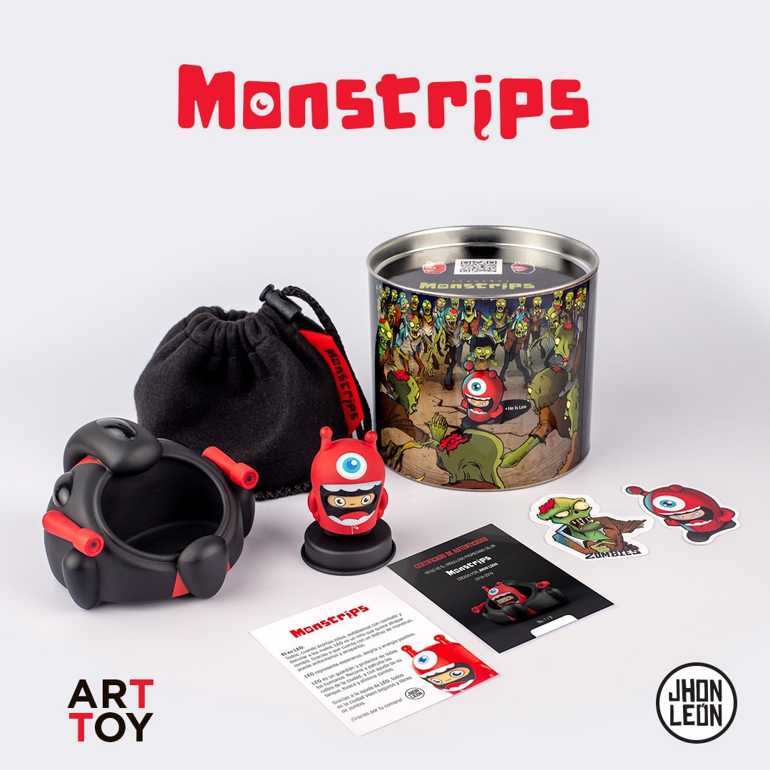 Monstrips LEO Art Toy Jhon León