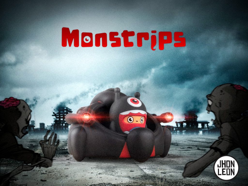 Monstrips LEO Art Toy Jhon León
