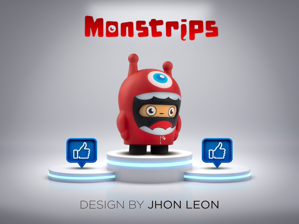 Monstrips LEO Art Toy Jhon León (8)