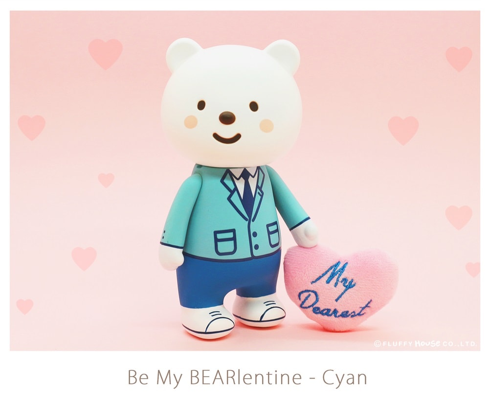 Be my BEARlentine de Fluffy House Art Toy
