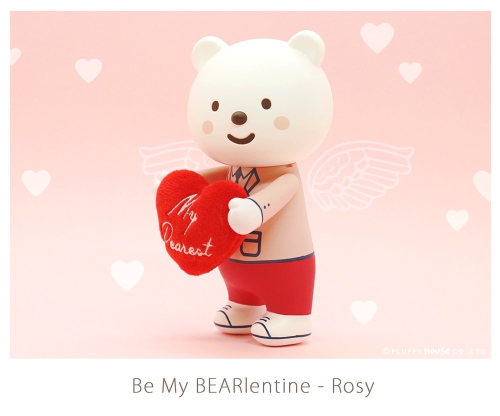Be my BEARlentine de Fluffy House Art Toy