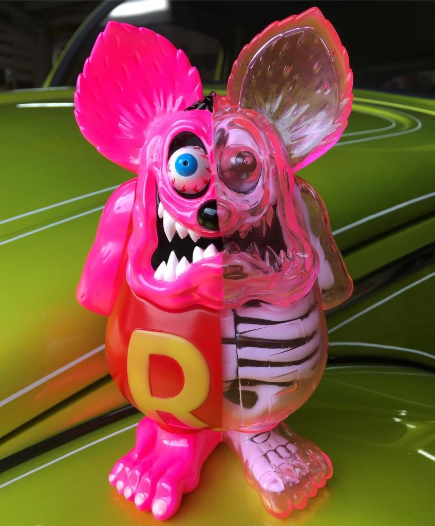 Rat Fink X-Ray doll Valentine edition de Mooneyes x Secret Base