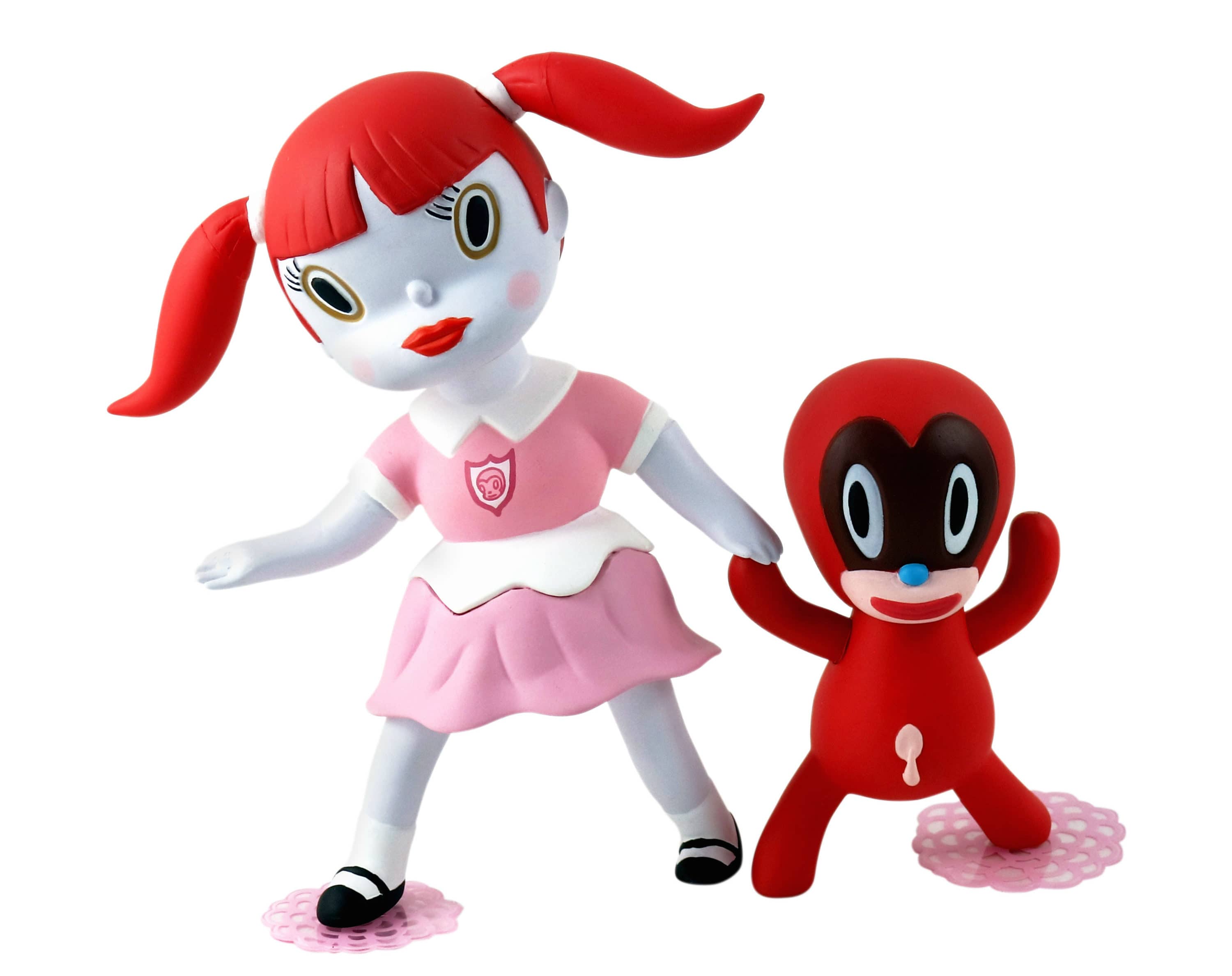 Red Wild Girl Veronica y Chou Chou de Gary Baseman
