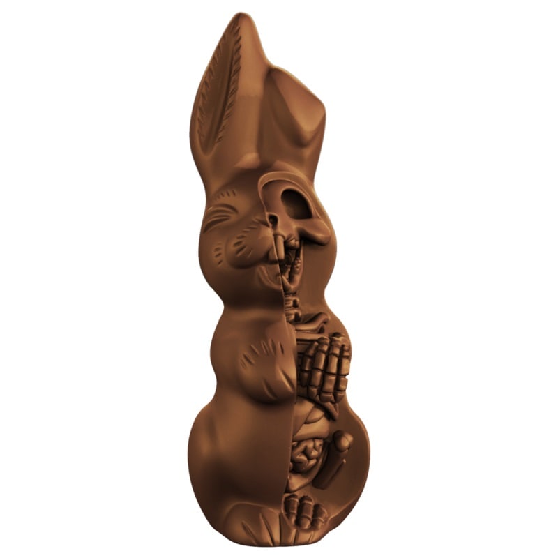 Anatomical Chocolate Eastern Bunny Jason Freeny Mighty Jaxx