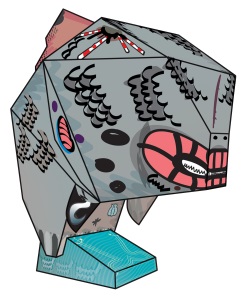 Pezares Exposicion Art Toys Paper Toy