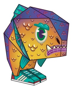 Pezares Exposicion Art Toys Paper Toy