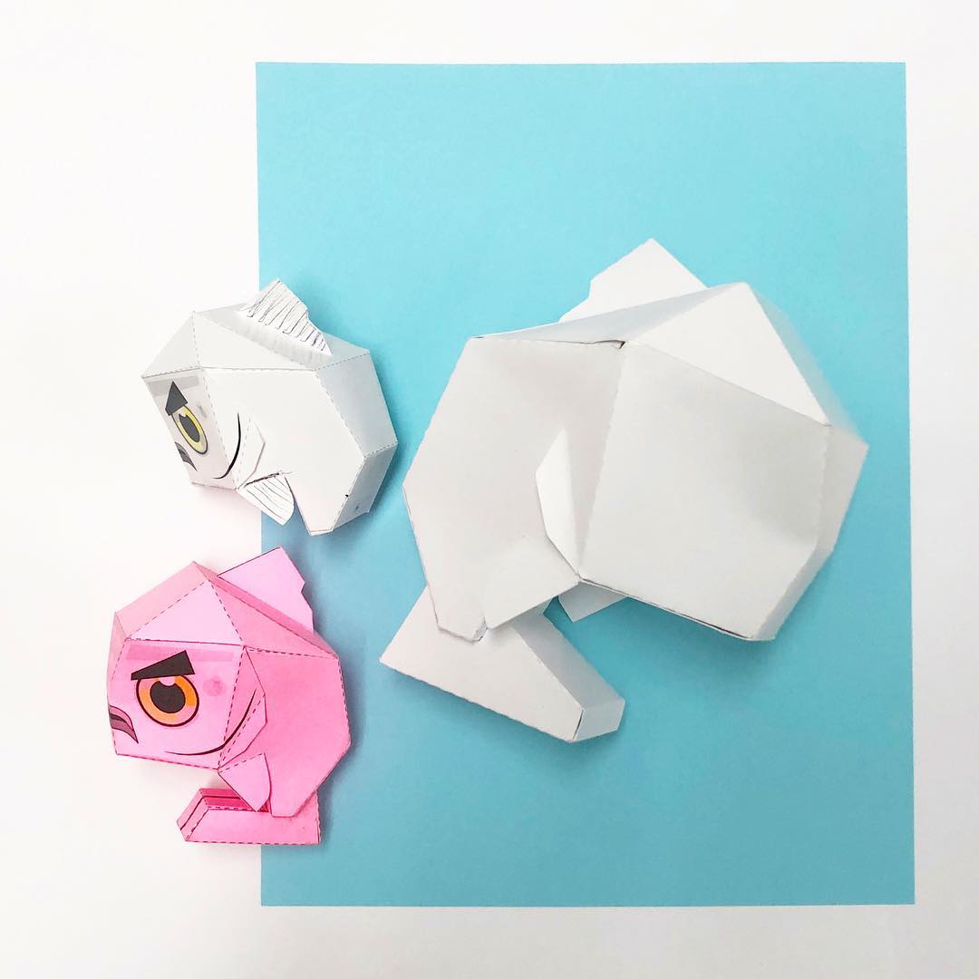 Pezares Exposicion Art Toys Paper Toy