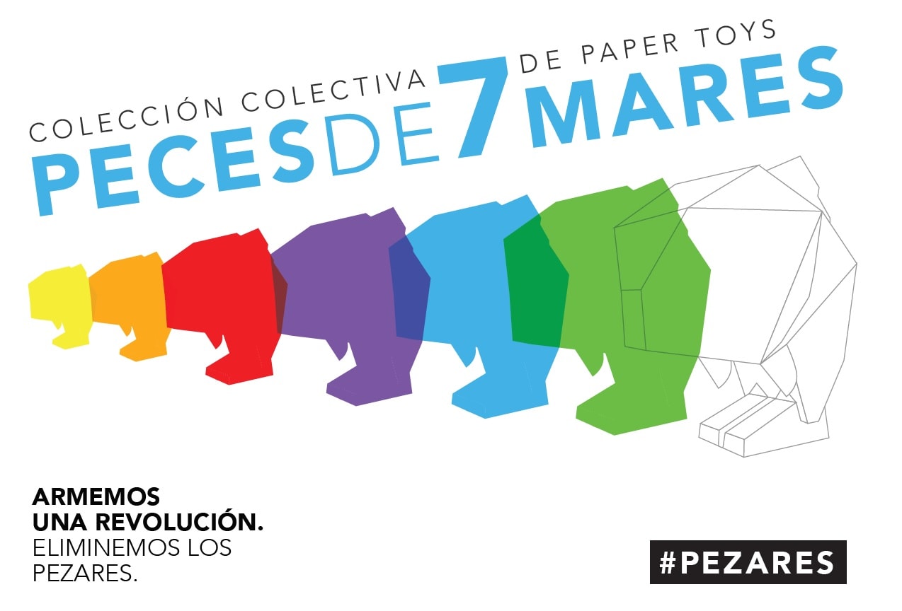 Pezares Exposicion Art Toys Paper Toy