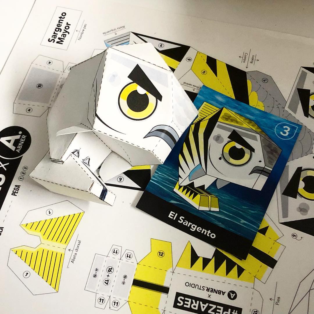 Pezares Exposicion Art Toys Paper Toy