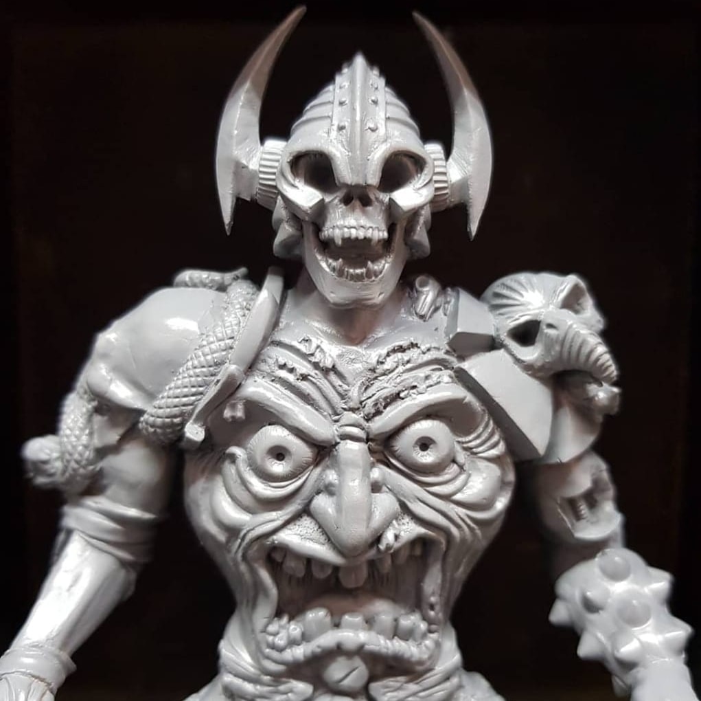 SKATOR EVIL RIDER OF THE OLD SCHOOL Kalaka Toys Resin Toy Masters of the Universe