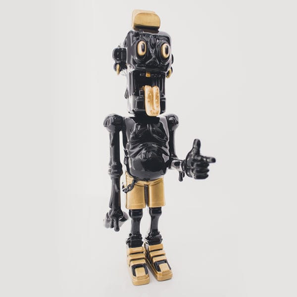Jelly Buddy Black Gold Rultron 6 Forest Art Toy Resin Toy