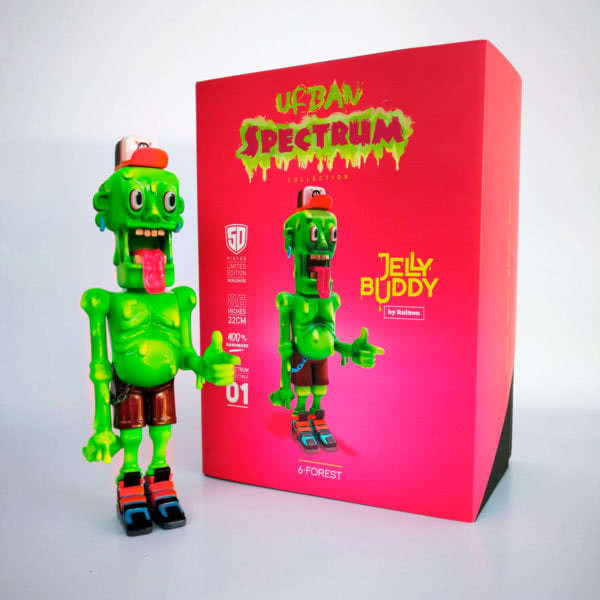 Jelly Buddy Rultron 6 Forest Art Toy Resin Toy