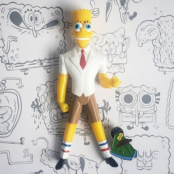 Don Bartholomew J Jeff Cinco Resin Toy The Simpsons Bart 