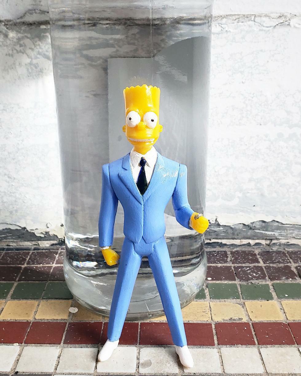 Don Bartholomew J Jeff Cinco Resin Toy The Simpsons Bart 