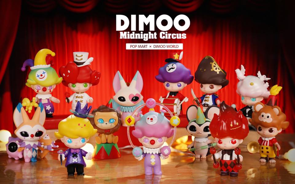 Dimoo Midnight Circus Popmart Mini Serie