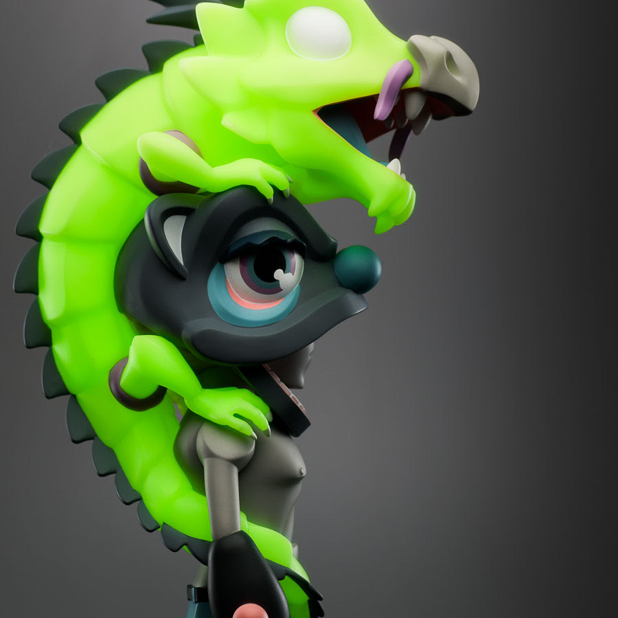 Jaws x Aura Ignited Coarse Art Toy Sculpture