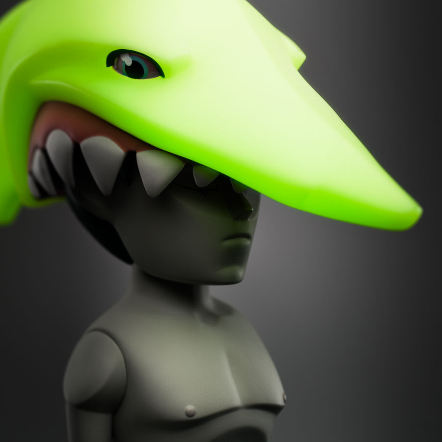 Jaws x Aura Ignited Coarse Art Toy Sculpture