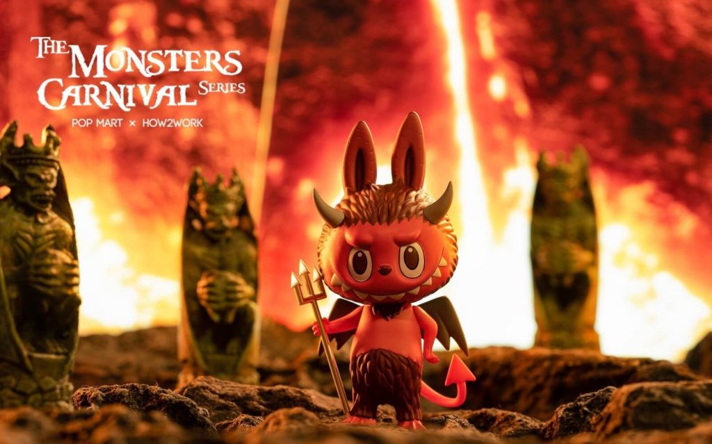 The Monsters Carnival Series Popmart How2Work Kasing Lung