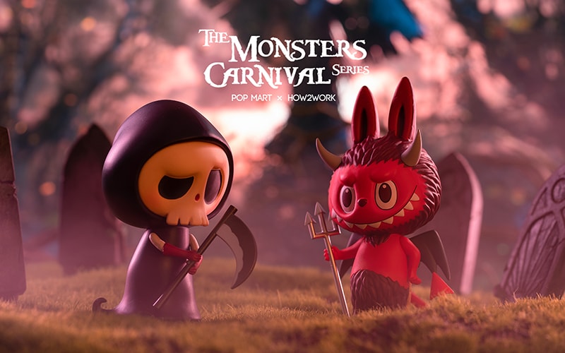 The Monsters Carnival Series Popmart How2Work Kasing Lung