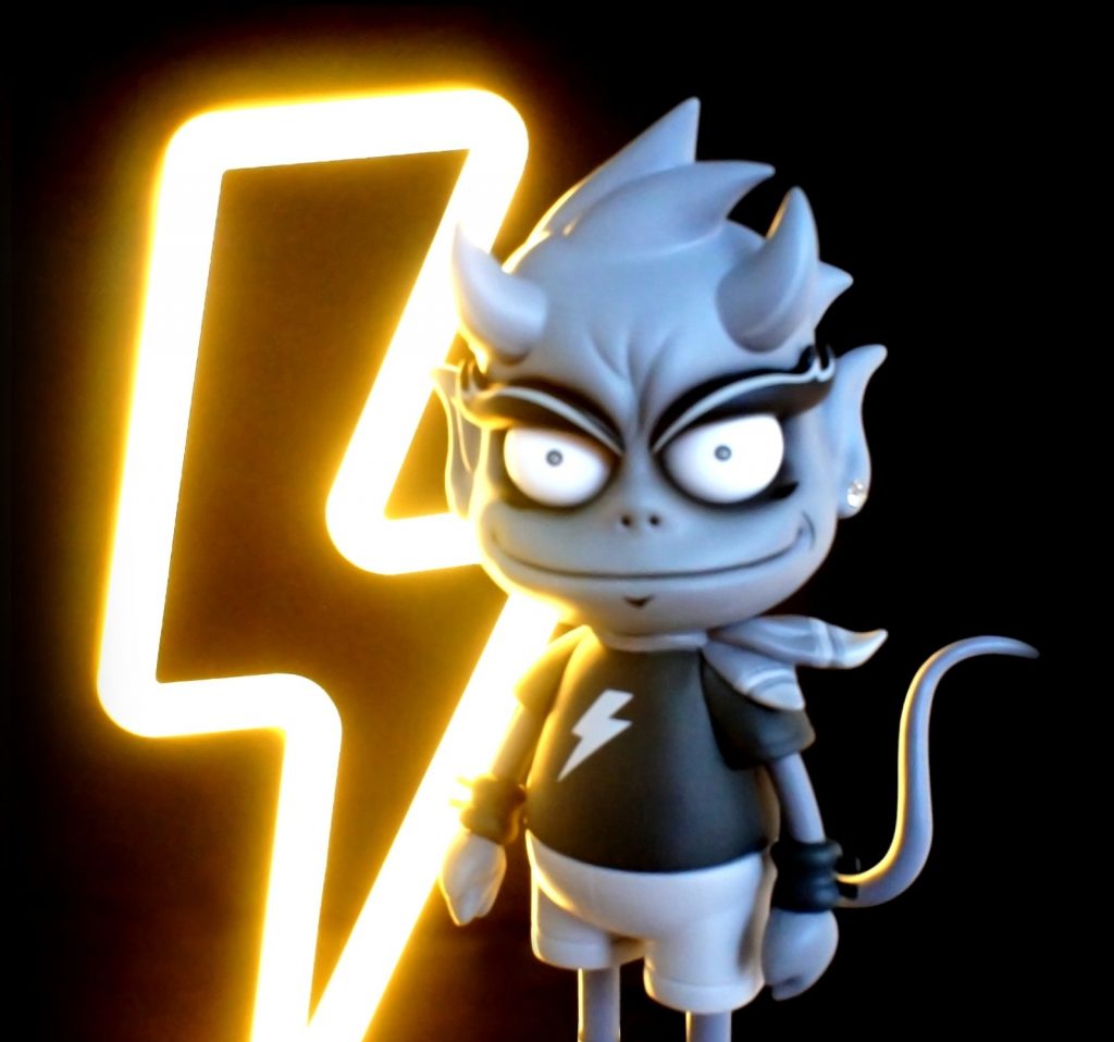 Urban Devil Pepperjerry Art Toy Rock