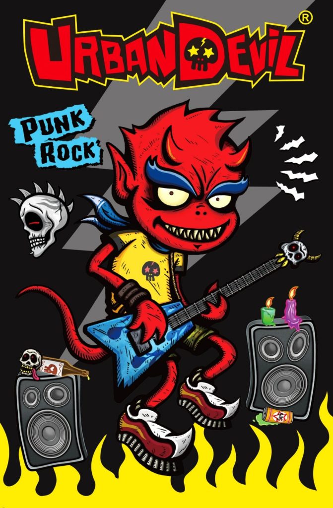 Urban Devil Pepperjerry Art Toy Rock