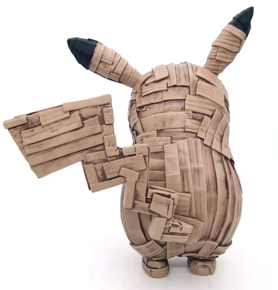 Gotta catch all your data Pokemon Pikachu Art Toy Laurence Vallieres Thunder Mates