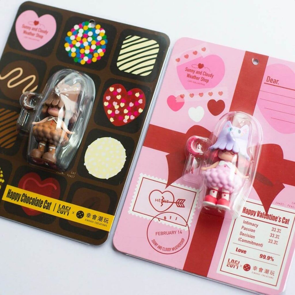 Sunny Cloudy San Valentin Art Toy (3)