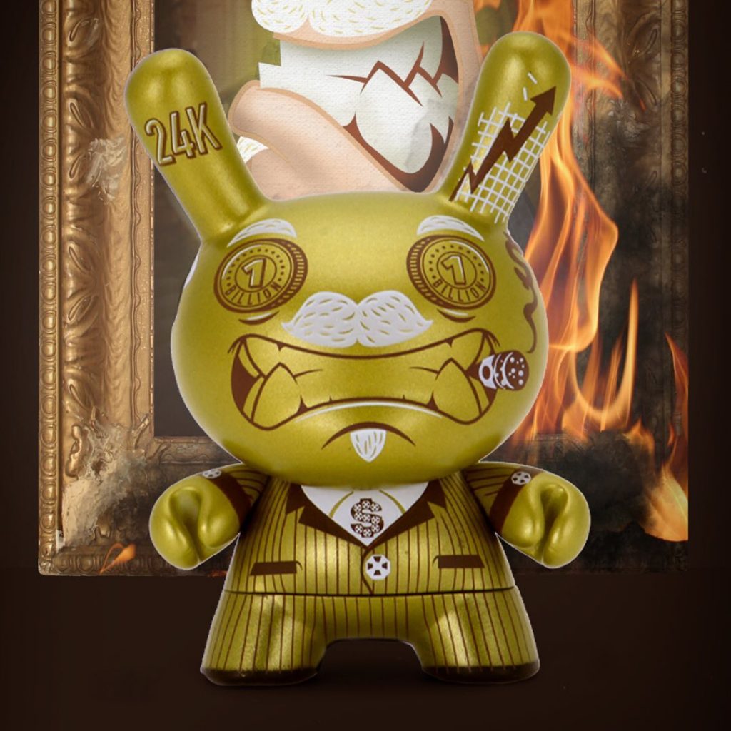 Exquisite corpse dunny series red mutua studios kidrobot
