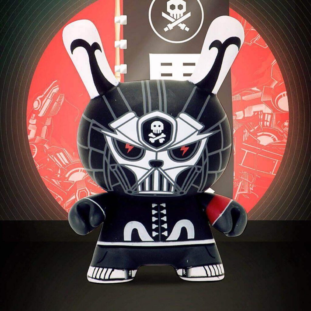 Exquisite corpse dunny series red mutua studios kidrobot