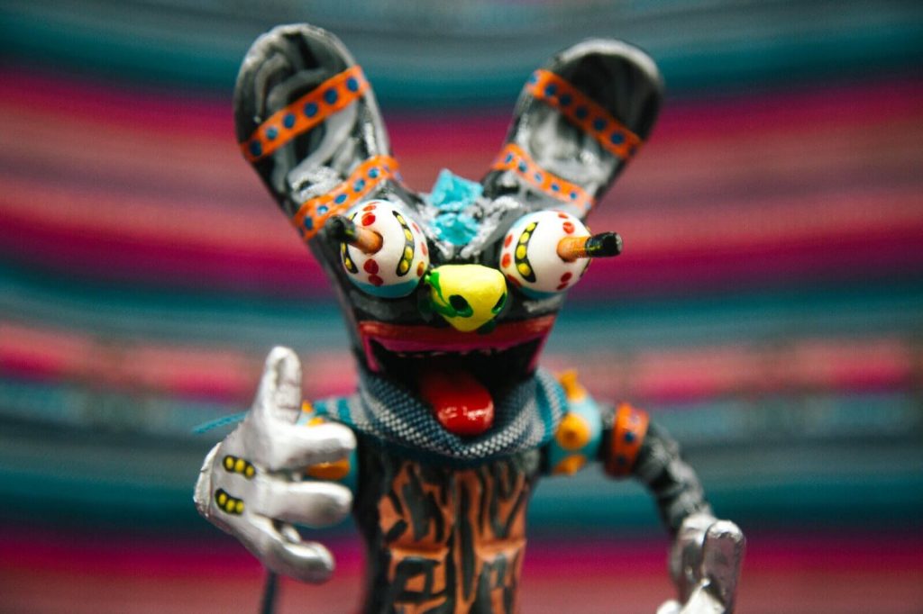 Friky Mouse Miss Santeria Resin Toy Art Toy