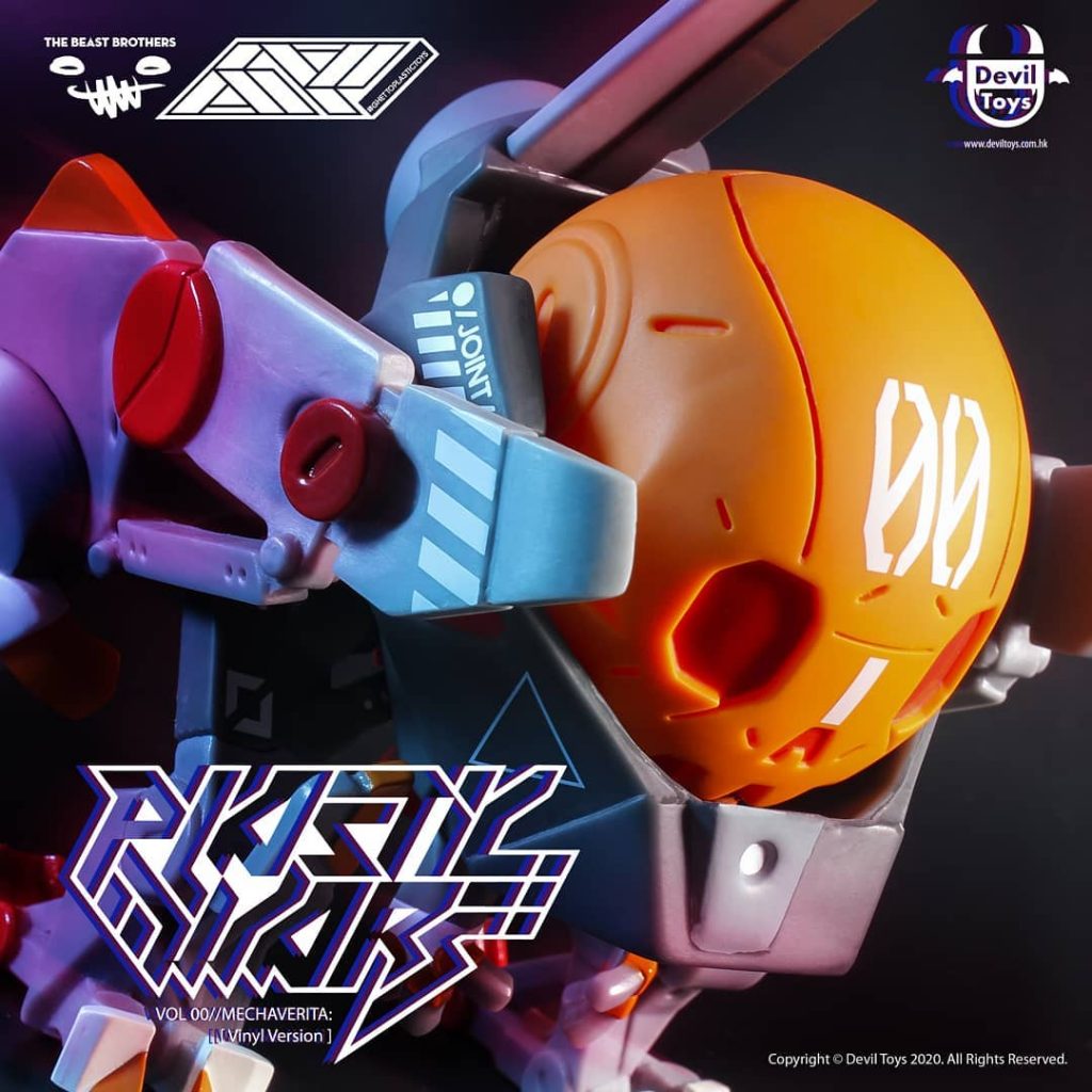 Plastic Wars Mechaverita 00 vinyl editio ghetto plastic beast brothers devil toys