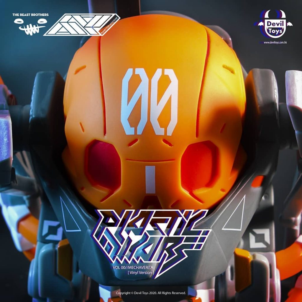 Plastic Wars Mechaverita 00 vinyl editio ghetto plastic beast brothers devil toys