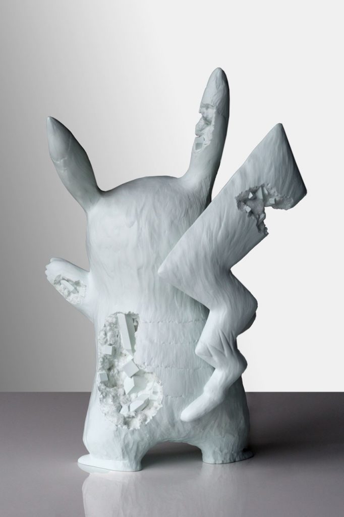 Daniel Arsham Pokemon Pikachu Crystalized Blue Sculpture