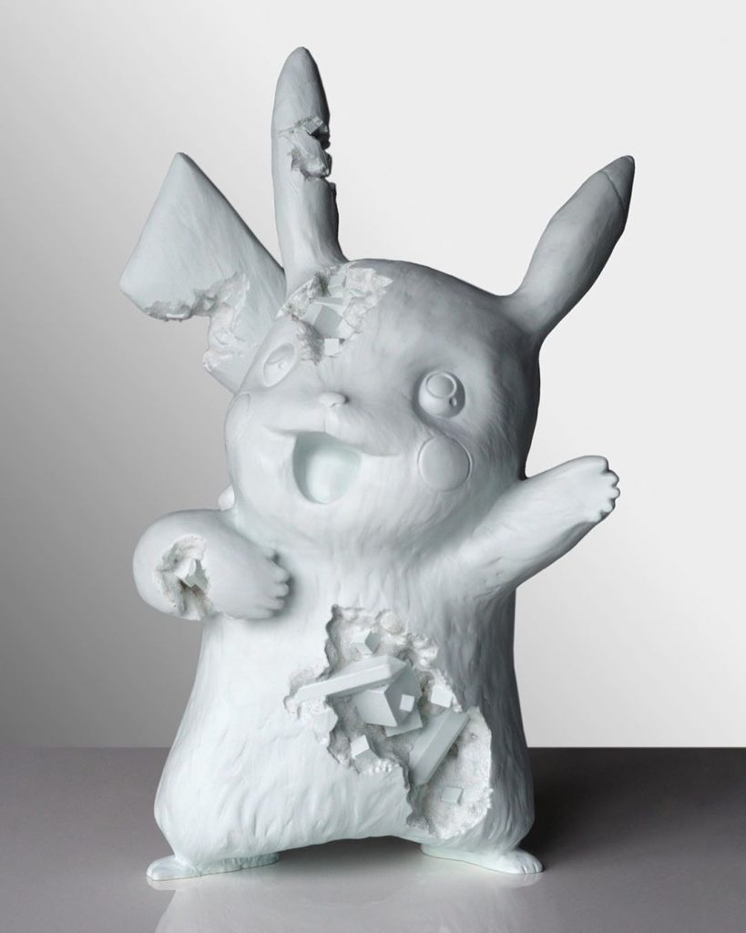 Daniel Arsham Pokemon Pikachu Crystalized Blue Sculpture