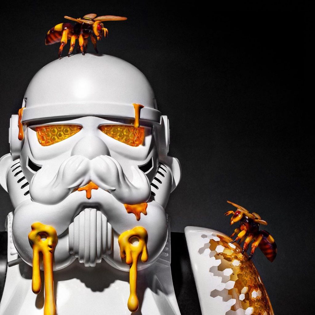 HIVE B-006H ZC World VectorMobb Vinyl Sculpture Art Toy