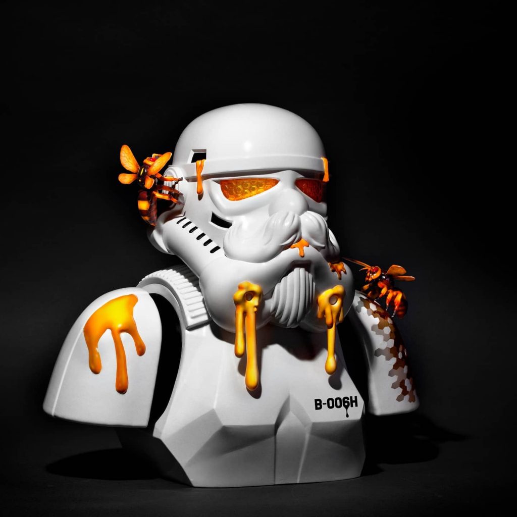 HIVE B-006H ZC World VectorMobb Vinyl Sculpture Art Toy