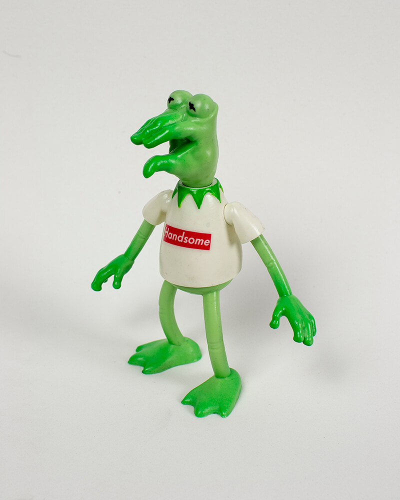 Kermit the Hand Handsome Resin Toy Art Toys Emilio Subira