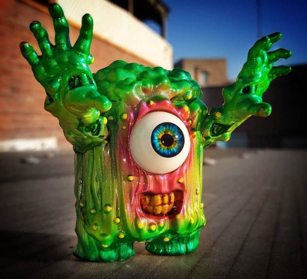 Daniel Halien Serie diabólica Mokko Art Toy Resina