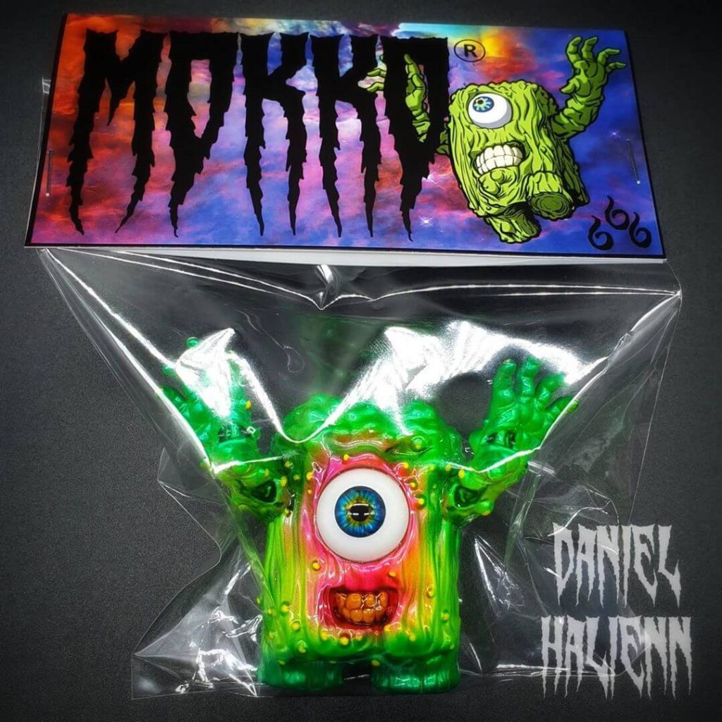 Daniel Halien Serie diabólica Mokko Art Toy Resina