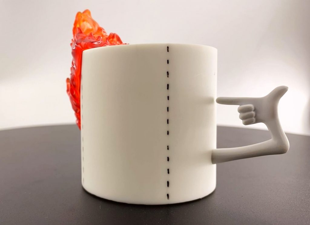 Double Ply Roll or Die Looming Doom Art Vinyl Toy