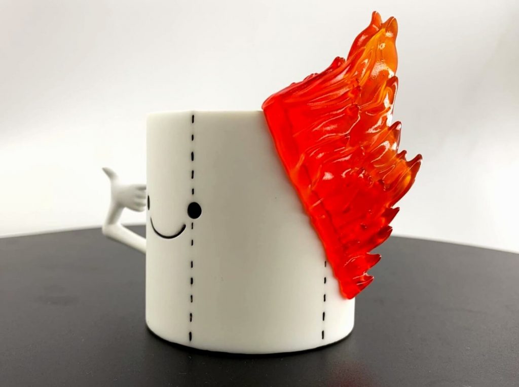 Double Ply Roll or Die Looming Doom Art Vinyl Toy