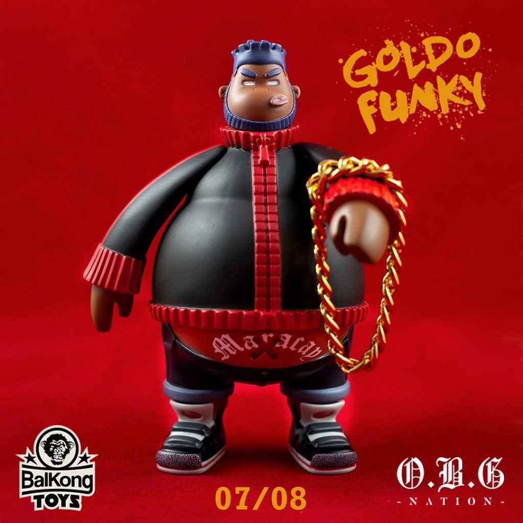 Goldo Funky Balkong Toys Akapellah Vinyl Toy