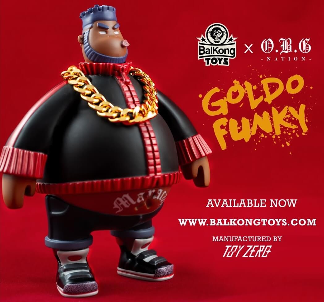 Goldo Funky Balkong Toys Akapellah Vinyl Toy