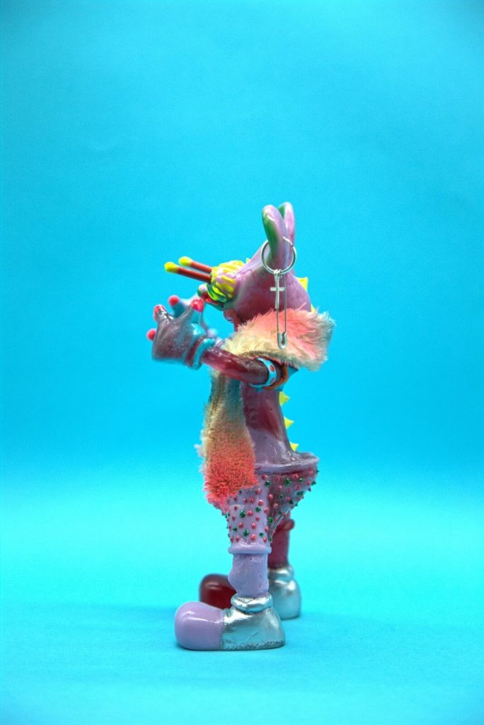 Miss Santeria Friky Mouse Second Impact Art Toy Resin Toy